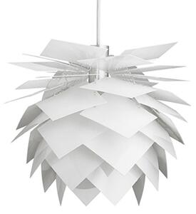 Závěsná svítidlo Dyberg Larsen, PineApple S, stmívatelné, Bílá, Obývací pokoj, Plast, Design