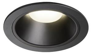 LA 1009957 NUMINOS® XL Stropní vestavné svítidlo, 4000 K, 40°, IP20, kulaté, černé - BIG WHITE (SLV)