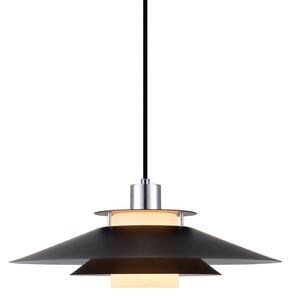 Závěsná svítidlo Halo Design, Černá, Jídelna, Kov