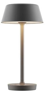 Stolní lampa ANTIDARK, stmívatelné, Šedá, Obývací pokoj, Hliník