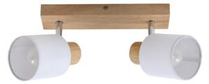 Stropní Lampa Lindby, Wanessa, stmívatelné, Dřevo, Obývací pokoj, Dřevo, Moderní