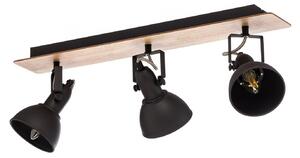 Stropní Lampa Lindby, Aylis, stmívatelné, Černá, Obývací pokoj, Kov, Industriální design