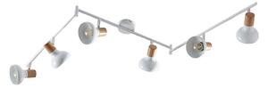 Stropní Lampa Lindby, Fridolin, stmívatelné, Bílá, Kuchyně, Kov, Moderní