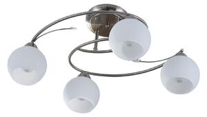 Stropní Lampa Lindby, Svean, stmívatelné, Šedá, Obývací pokoj, Sklo, Moderní