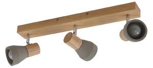 Stropní Lampa Lindby, Filiz, stmívatelné, Šedá, Ložnice, Beton, Skandinávský