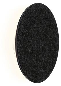 Nástěnná Svítidla Paulmann, Tulga, stmívatelné, Černá, Obývací pokoj, Tkanina / Textil, Moderní