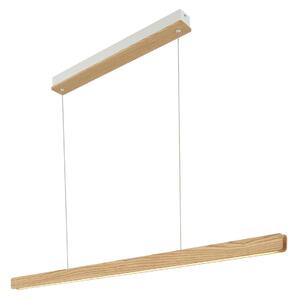 Závěsná svítidlo Nordlux, Ilgas, stmívatelné, Dřevo, Jídelna, Dřevo