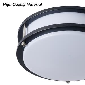 Brilagi - Stropní svítidlo ELARO 2xE27/40W/230V pr. 26 cm černá