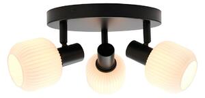 Stropní Lampa Nordlux, Milford Mini, stmívatelné, Černá, Obývací pokoj, Kov