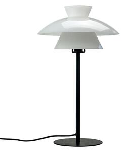 Stolní lampa Dyberg Larsen, Valby, Bílá, Obývací pokoj, Sklo, Skandinávský