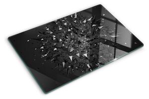 Skleněné krájecí prkénko Abstraktní geometrický vzor ddk-nr-wm-00006124