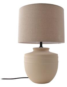 Stolní lampa Lindby, Thalassia, Béžová, Jídelna, Keramika, Moderní