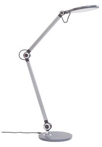 Stolní lampa Lindby, Nyxaris, stmívatelné, Šedá, Pracovna, Plast, Moderní