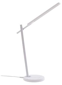 Stolní lampa Lindby, Valtorin, stmívatelné, Bílá, Pracovna, Plast, Moderní