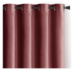 Růžový sametový dimout závěs 140x245 cm Eyelets – Restilo