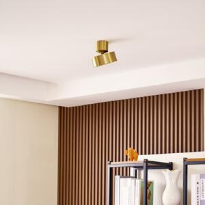 Stropní Lampa Lindby, Nivoria, Zlatá / mosazná, Obývací pokoj, Hliník, Moderní