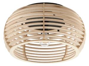 Stropní Lampa Lindby, Ediz, stmívatelné, Dřevo, Jídelna, Dřevo, Moderní