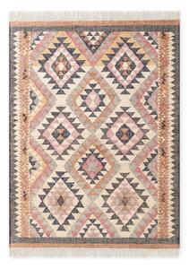 Šedý ručně tkaný jutový koberec 80x150 cm Roya Parsa – Elle Decoration