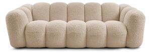 Světle hnědá pohovka z textilie bouclé 232 cm Hippolyte – Bobochic Paris