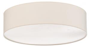 Stropní Lampa Euluna, Roller, stmívatelné, Béžová, Obývací pokoj, Tkanina / Textil, Moderní