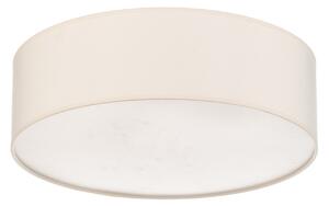 Stropní Lampa Euluna, Roller, stmívatelné, Béžová, Obývací pokoj, Tkanina / Textil, Moderní