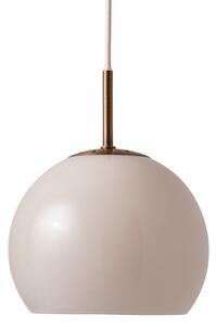 Závěsná svítidlo FRANDSEN, Ball, stmívatelné, Šedá, Obývací pokoj, Sklo, Design