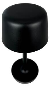 Stolní lampa Dyberg Larsen, Flow, stmívatelné, Černá, Obývací pokoj, Kov, Skandinávský