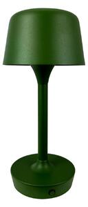 Stolní lampa Dyberg Larsen, Flow, stmívatelné, Zelená, Obývací pokoj, Kov, Skandinávský