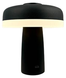 Stolní lampa Dyberg Larsen, Porter, stmívatelné, Černá, Obývací pokoj, Kov, Skandinávský