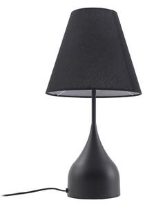 Stolní lampa Lucande, Luoti, Černá, Obývací pokoj, Tkanina / Textil, Moderní