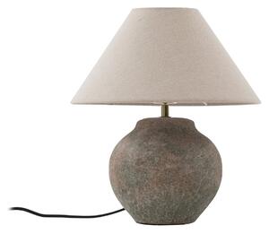 Stolní lampa Lucande, Thalorin, Hnědá / Rezavá, Obývací pokoj, Keramika, Skandinávský
