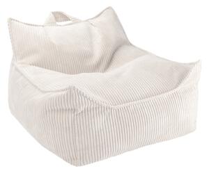 Krémový manšestrový dětský sedací vak Chair – Wigiwama