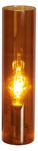 Stolní lampa By Rydéns, Flake, Hnědá / Rezavá, Obývací pokoj, Sklo