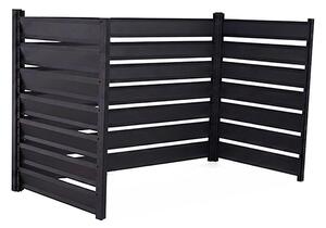 Kompostér Trestles KOMP-A přístavek 1100x1600x1330 mm, 2280 l, černý