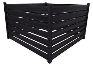 Kompostér Trestles KOMP-A 1600x1600x1330 mm, 3340 l, černý
