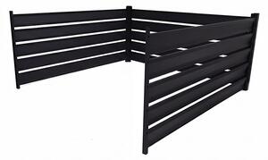 Kompostér Trestles KOMP přístavek 1600x1600x970 mm, 2430 l, černý