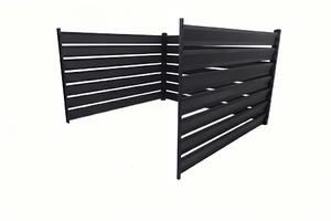 Kompostér Trestles KOMP-A přístavek 1600x1600x1330 mm, 3340 l, černý