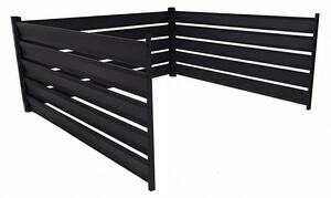 Kompostér Trestles KOMP přístavek 2100x2100x970 mm, 4200 l, černý