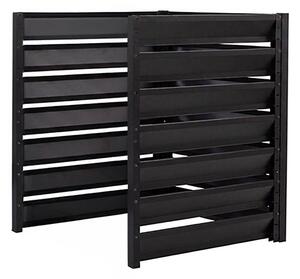Kompostér Trestles KOMP-A přístavek 1100x1100x1330 mm, 1560 l, černý KOMP1-9005-P