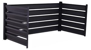 Kompostér Trestles KOMP přístavek 1100x2100x970 mm, 2190 l, černý