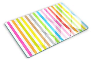 Krájecí prkénko skleněné Duhové pruhy ddk-nr-wm-00006161