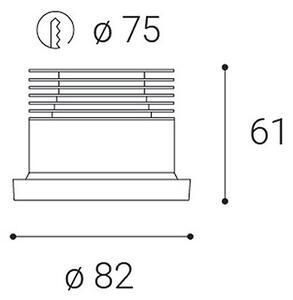 LED2 2150443D Svítidlo SPOT A, B DIM 9 4000K ZÁPUSTNÉ ČERNÉ - LED2 Lighting