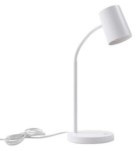 Stolní lampa Lindby, Radka, Bílá, Pracovna, Plast, Moderní