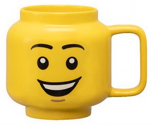 Žlutý keramický hrnek LEGO® Šťastný chlapec 255 ml