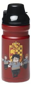 Červená plastová láhev LEGO® Harry Potter Nebelvír 390 ml