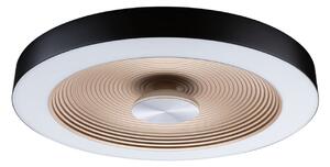 Stropní svítidlo Volea LED, Ø40 cm, IP44, černá/zlatá