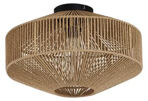 Stropní Lampa Lindby, Sorino, stmívatelné, Dřevo, Obývací pokoj, Papír / Karton, Venkovský / rustikální