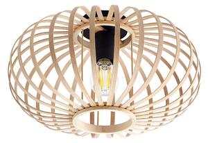 Stropní Lampa Lindby, Lielle, stmívatelné, Dřevo, Jídelna, Bambus, Venkovský / rustikální