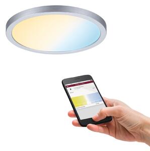 P 93045 Smart Home Zigbee LED vestavné svítidlo Areo VariFit IP44 kruhové 175mm 13W matný chrom měnitelná bílá - PAULMANN