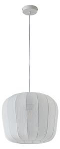 Závěsná svítidlo Lindby, Helin, stmívatelné, Bílá, Jídelna, Tkanina / Textil, Moderní